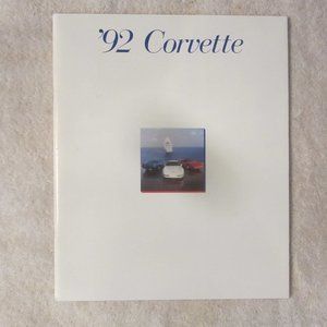 corvette brochure 1992 corvette